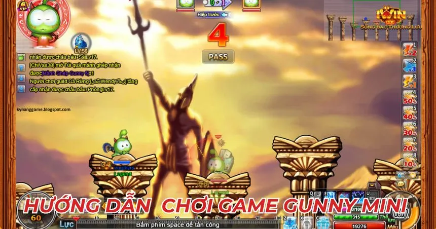 Hướng dẫn cách chơi game Gunny mini chi tiết